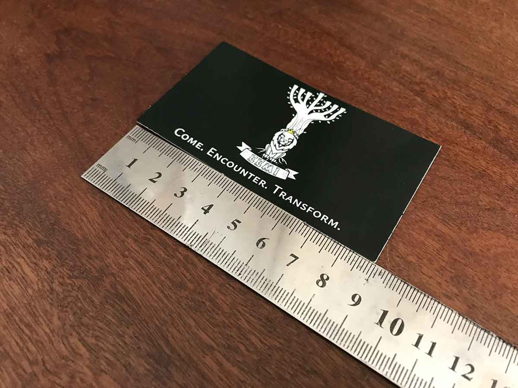 business card dimension in mm width
