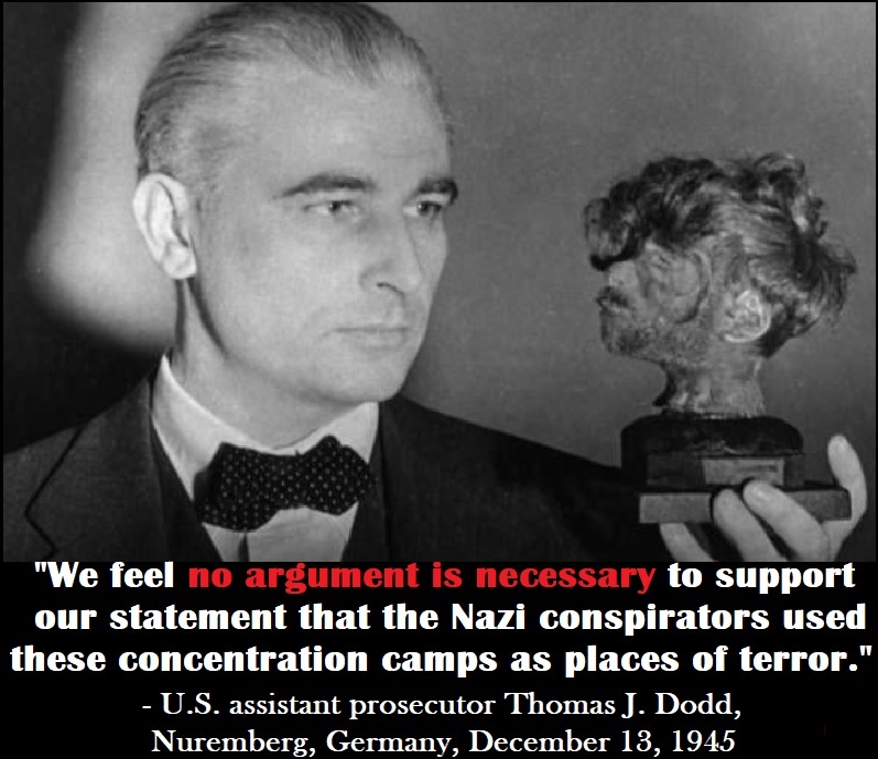 Holocaust - IMT - December 1945 - U.S. assistant prosecutor Thomas J. Dodd - no argument is necessar