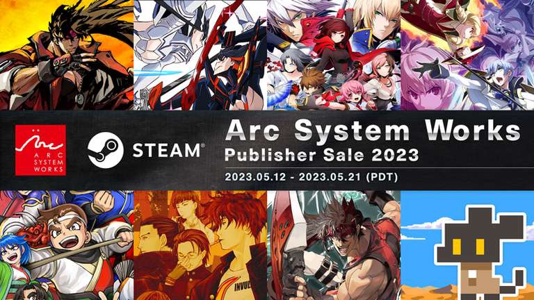 Steam: hasta 90% de descuento en todos los juegos de Arc System Works 
