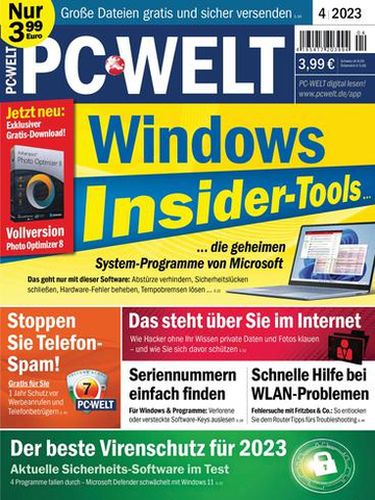 Cover: Pc Welt Magazin April No 04 2023