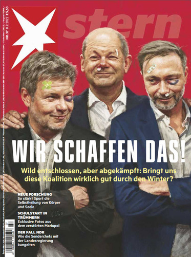 Cover: Der Stern Nachrichtenmagazin No 37 vom 08  September 2022