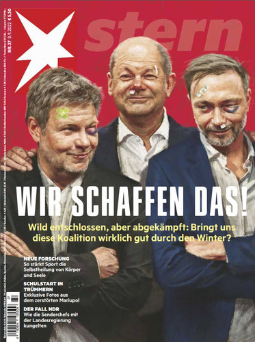 Cover: Der Stern Nachrichtenmagazin No 37 vom 08 September 2022 Cover: Der Stern Nachrichtenmagazin No 37 vom 08 September 2022