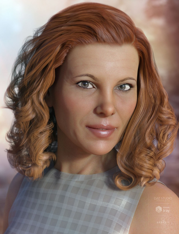 Louise Hair for Genesis 3 & 8 Female(s)