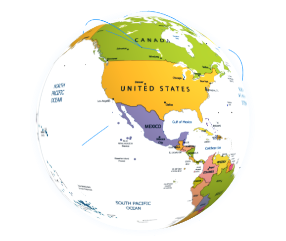 3D Rotating Earth CSS rendering