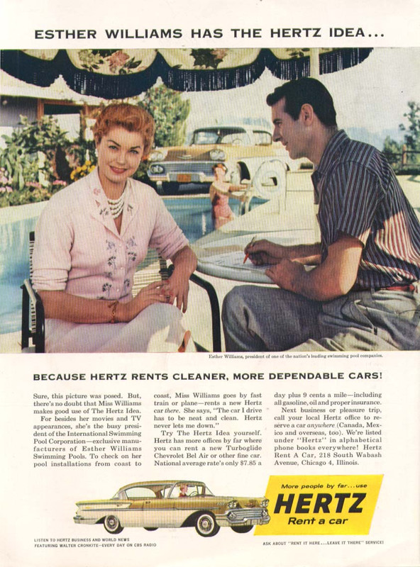 esther williams hertz 1958