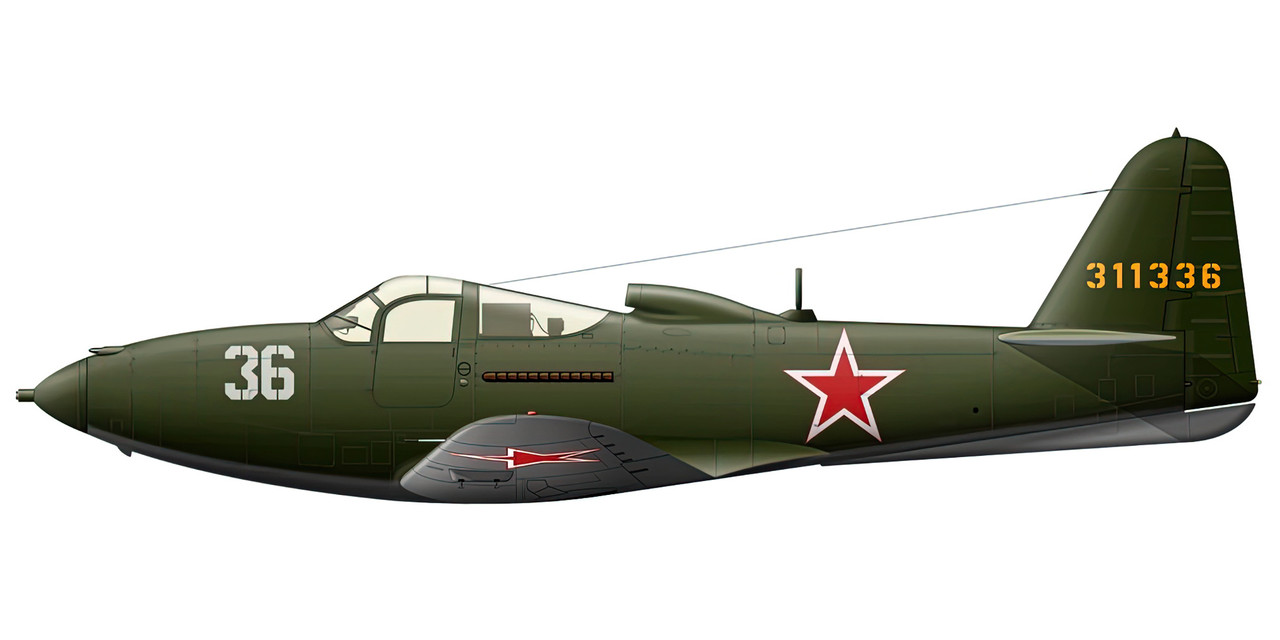 Bell-P-63C-Kingcobra-494IAP-190IAD-Silver-36-Soviet-Japanese-War-Baikal-Front-1945-0A