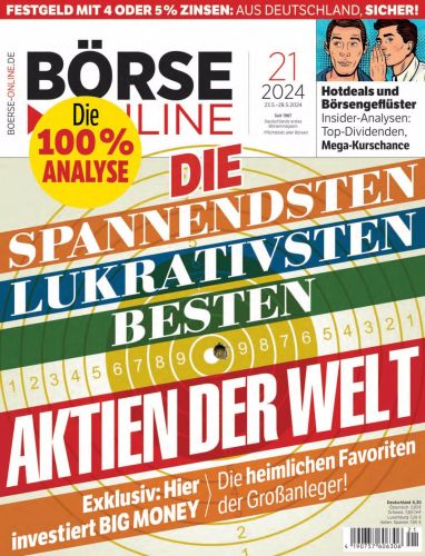 Cover: B&ouml;rse Online Finanzmagazin No 21 vom 23  Mai 2024