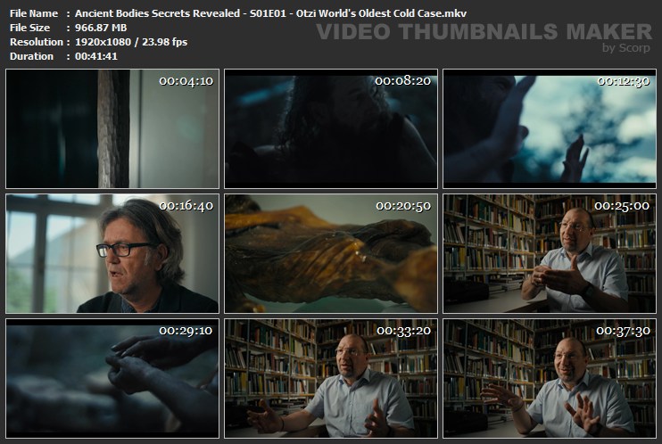 Ancient Bodies Secrets Revealed - S01E01 - Otzi World's Oldest Cold Case.mkv