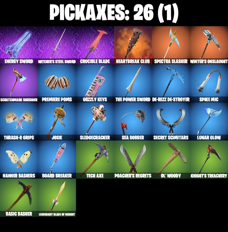 pickaxes comp
