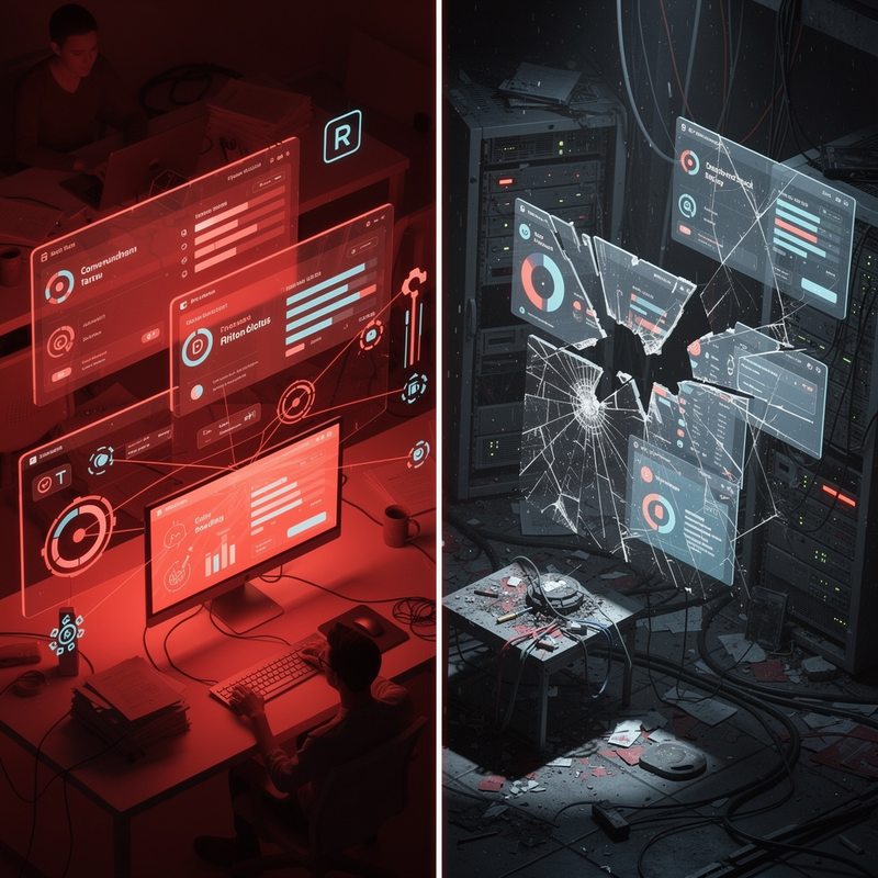 Nợ kỹ thuật trong hạ tầng IT làm tăng chi phí, giảm năng suất, gây sự cố lặp lại và đẩy hệ thống tới điểm bùng phát nếu thiếu documentation.