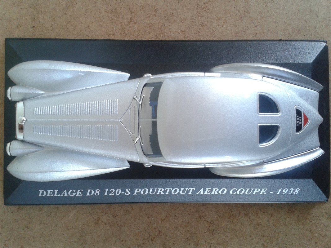 1938 Delage D8 120 S Pourtout Aero Coupé (Ixo-Altaya) (12)