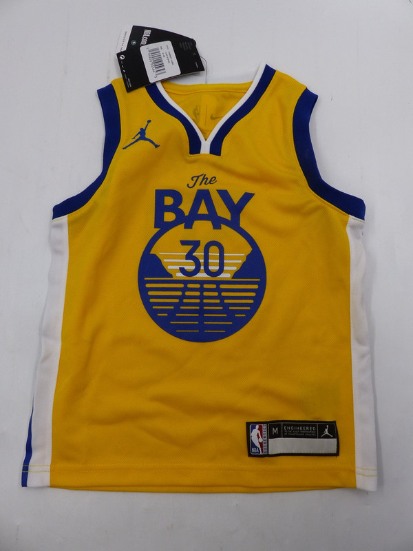 NIKE STEPHEN CURRY THE BAY JERSEY IN KIDS SIZE M-5/6 9Y2B3B2EP-WARSC | MDG  Sales, LLC