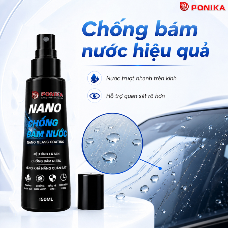 Chống bám nước hiệu quả