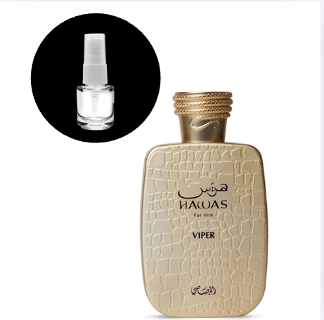 DECANTE PERFUME RASASI HAWAS VIPER FOR MEN EDP 5ML - imagem 1