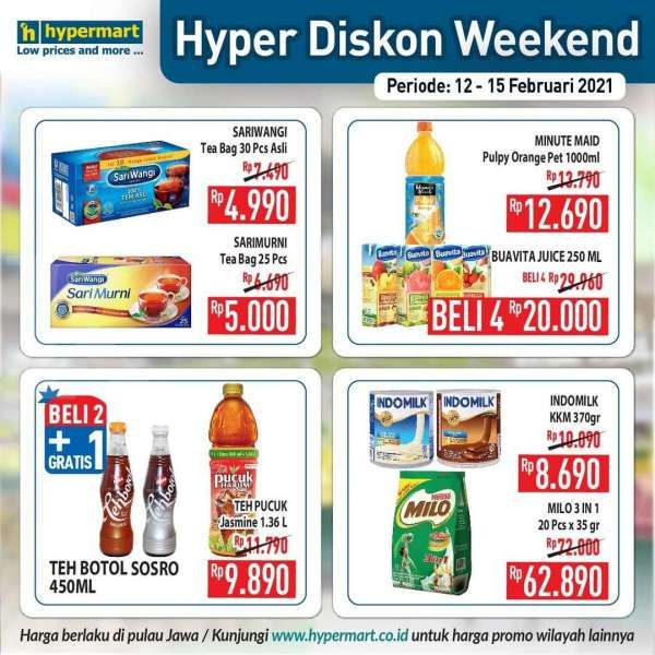 Katalog Promo Hypermart 12-15 Februari 2021