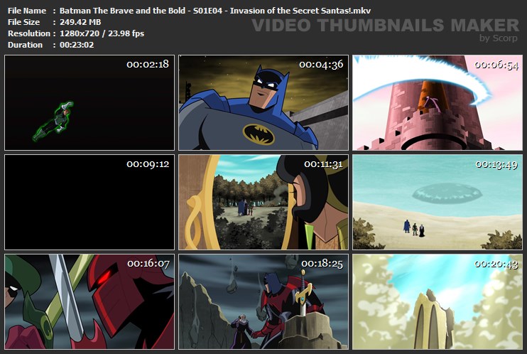 Batman The Brave and the Bold - S01E04 - Invasion of the Secret Santas!.mkv