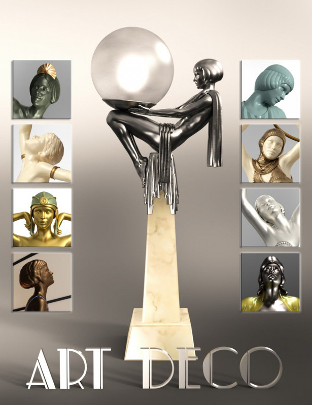 Jepe’s Art Deco Statuettes II for Victoria 8