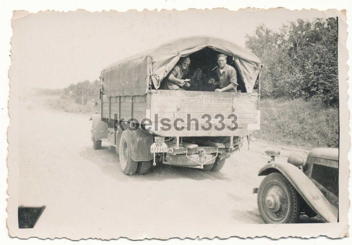 Infanterie Reg. (mot) Westfront LKW Wehrmacht Kf