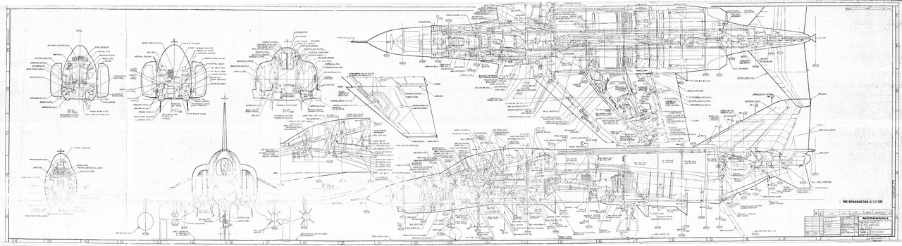 53-000003 F-4E  Inboard Profile Sht1a - RDowney