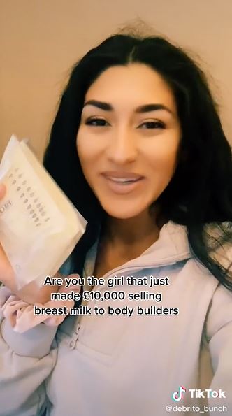 Mujer de TikTok revela que gana más de 200 mil pesos vendiendo su leche materna