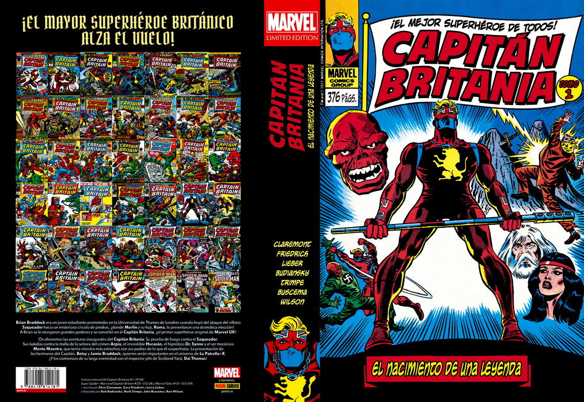 Captain-Britania-1-39-Super-Spider-man-Captain-Britania-231-232-Marvel-Tales-131-133