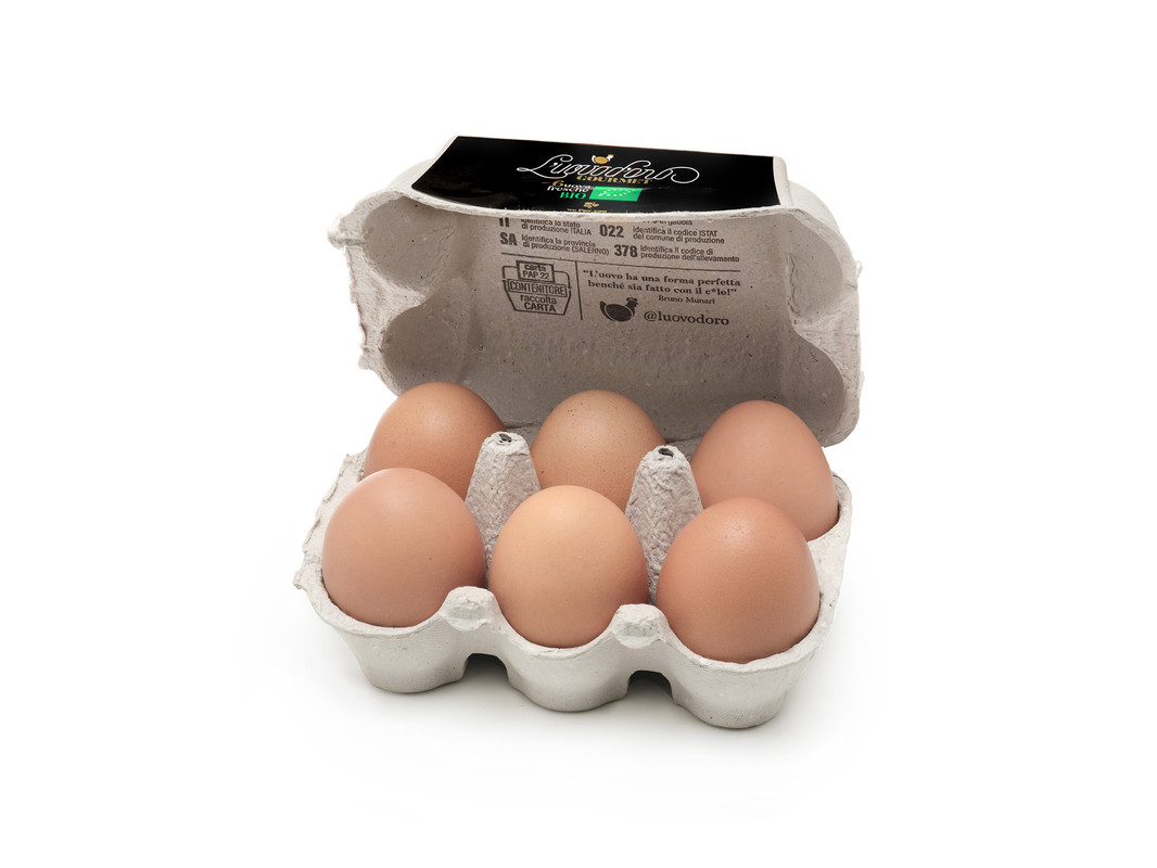 Uova "Uovo d'oro " 6 uova