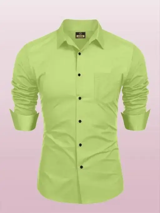 Men's Shirt Solid Color 9 (R308)