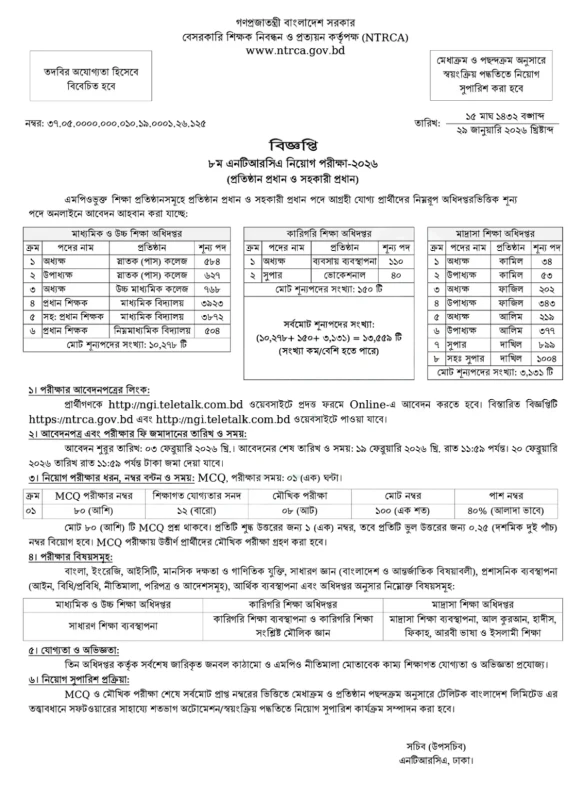 NTRCA-Organization-Head-Job-Circular-2026