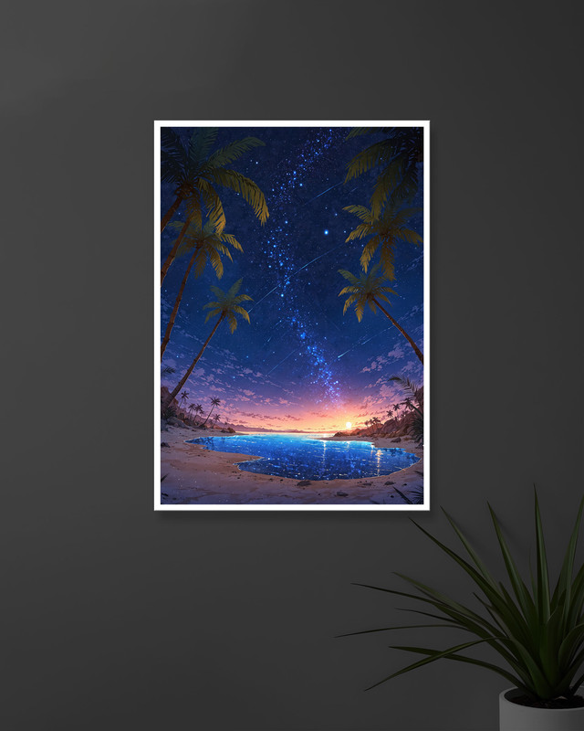 TWILIGHT COUNTRYSIDE | QUIET VILLAGE | SCENERY POSTERS