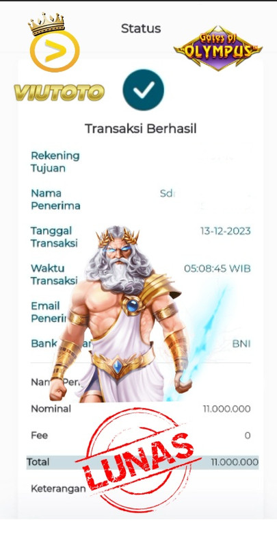 Bukti JP slot hari ini