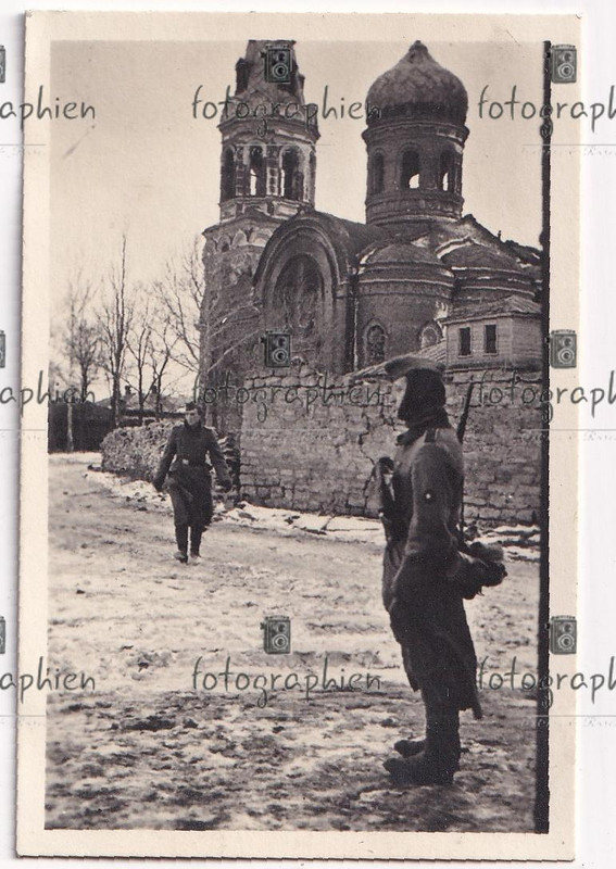 orginal Foto 2. Weltkrieg Russland orth. Kirche Kathedrale 1942 (2)