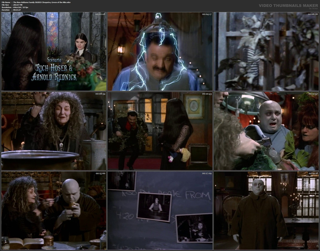 The New Addams Family S02E03 Cleopatra, Green of the Nile.mkv