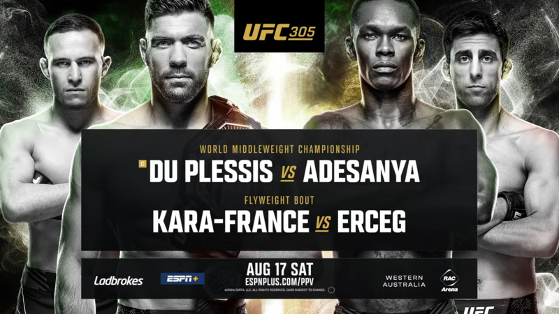 Промо преди UFC 305: Дю Плесис - Адесаня