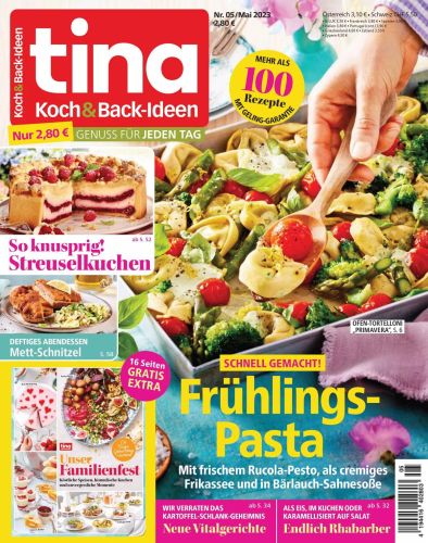 Cover: Tina Koch und Backideen Magazin No 05 Mai 2023