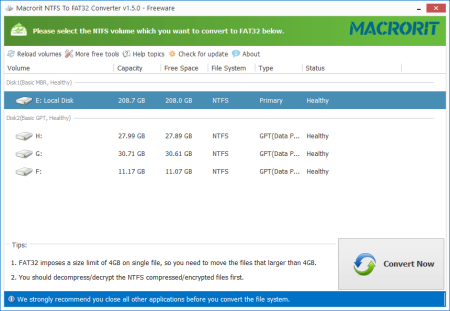 Macrorit NTFS to FAT32 Converter 1.8.1 Macrorit NTFS to FAT32 Converter 1.8.1