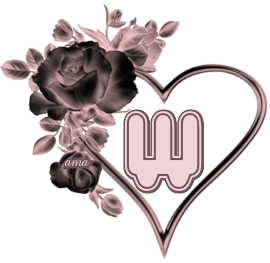Corazón con Flores 2 W