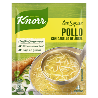 3580 | Sopa Knorr X 107.50 Grs Pollo Con Cabello De Angel