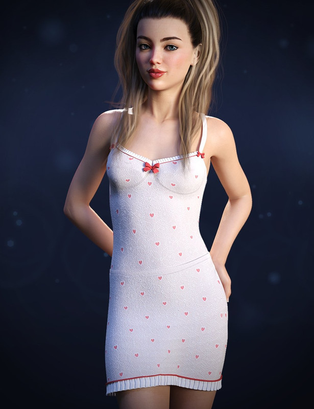 Sweeter Than Candy Outfit for Genesis 8 Female