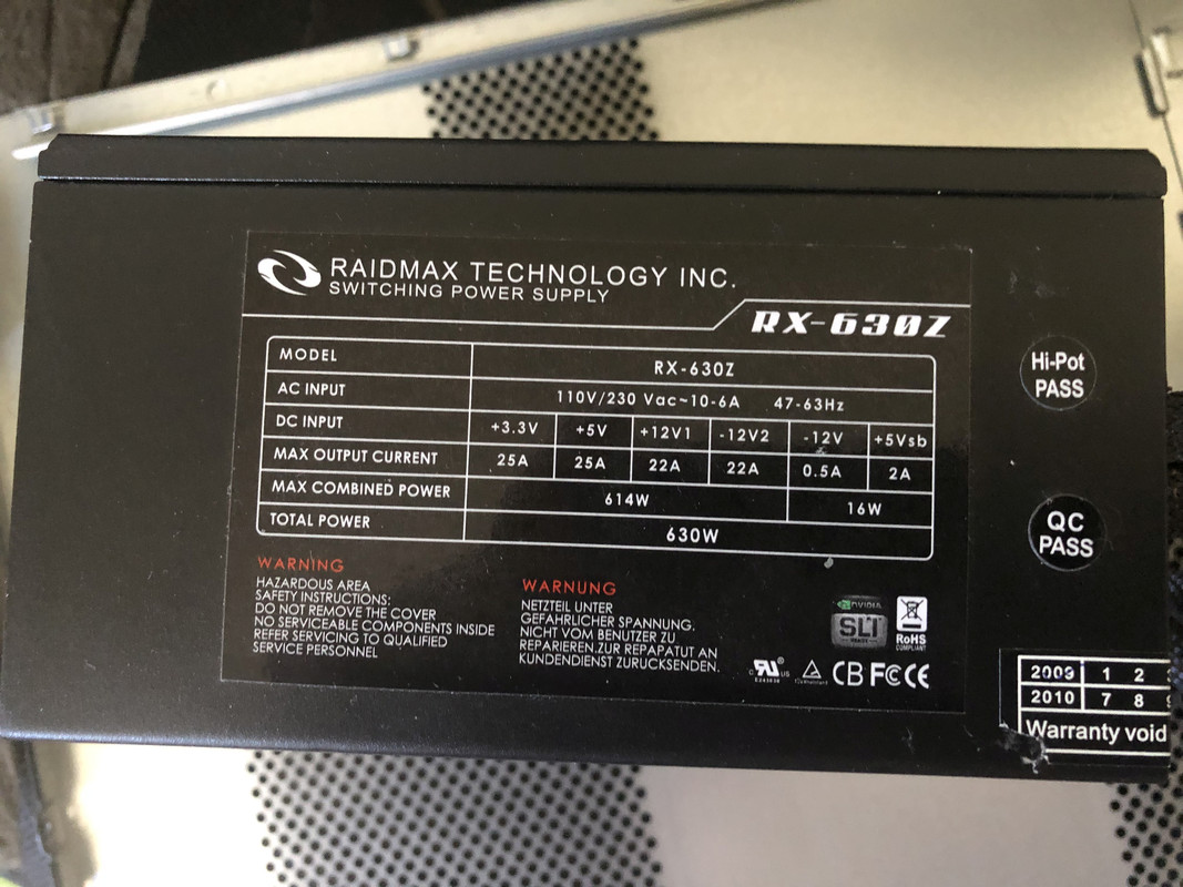 Question Power supply makes extremely loud buzzing noise & computer