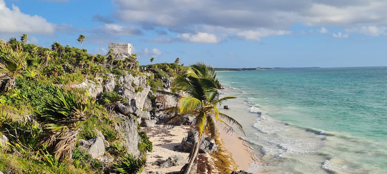 Riviera Maya en Navidad - Blogs de Mexico - Ruinas de Tulum, Cobá, el Gran Cenote y snorkel con tortugas en playa Paraíso (6)