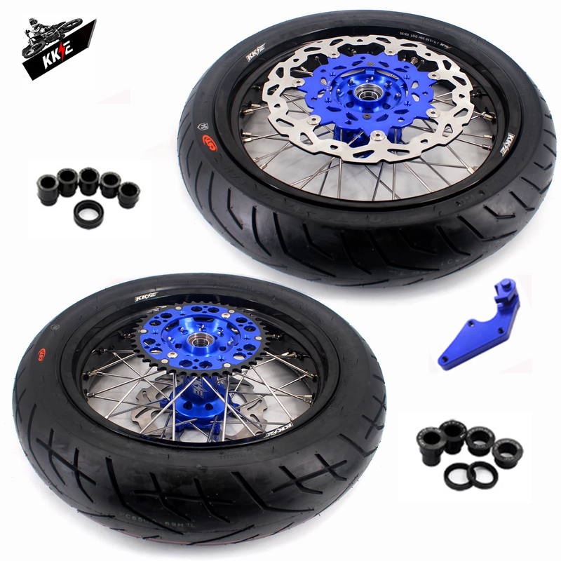 KKE 21/19 Wheels Fit Yamaha YZ125 YZ250 1999-/ YZ250F YZ450F 2003