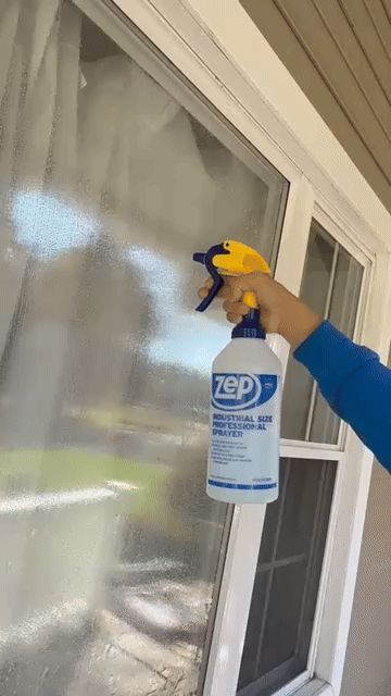 Applying special treating solution to the glass