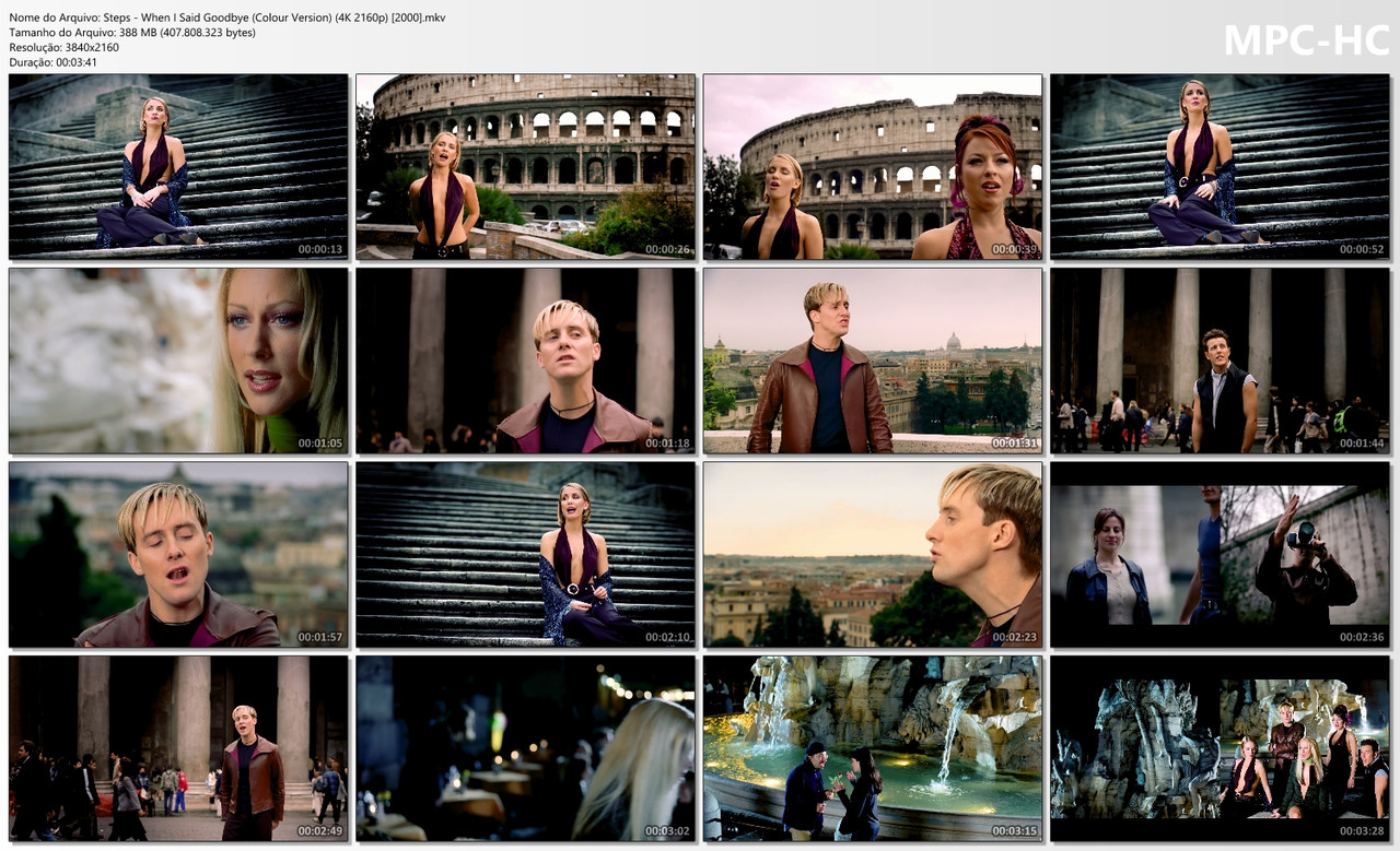 Steps - When I Said Goodbye (Colour Version) (Official Video 4K 2160p) [2000]