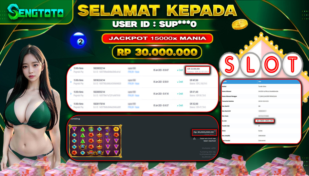 BUKTI PEMBAYARAN SLOT 15000X MANIA