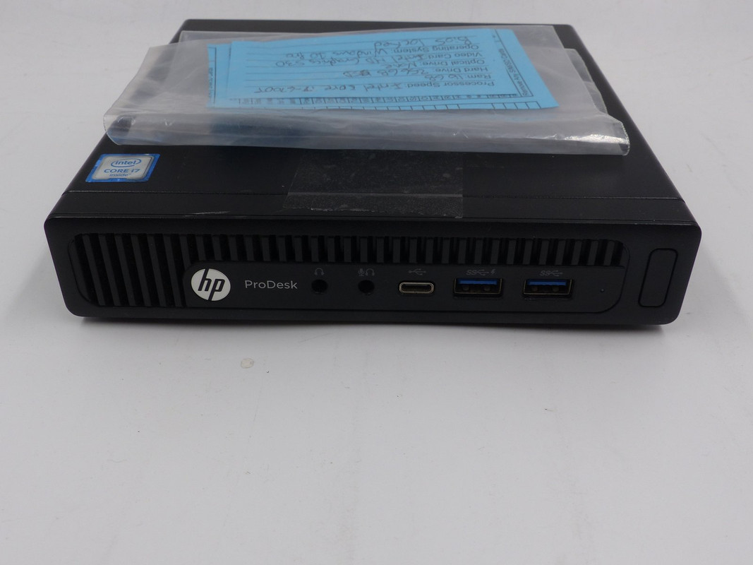 HP PRODESK 600 G2 DESKTOP MINI PC I7 6700T SR2L3 2.80GHZ 16GB RAM 256GB HD