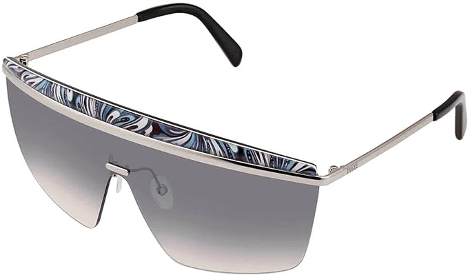 Emilio Pucci EP7 05B Silver/Black Shield Gray Gradient 130  display picture 2