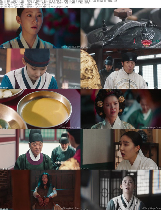 Bon Appetit Your Majesty (2025) Season 1 EP09 To EP10 Hindi Dubbed Web Series HDRip HD 480p_s