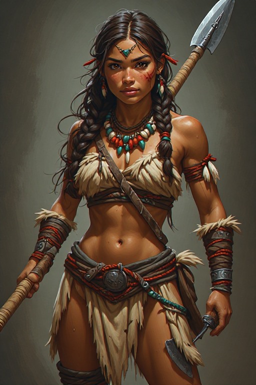 naked-polynesian-girl-warrior-(20)