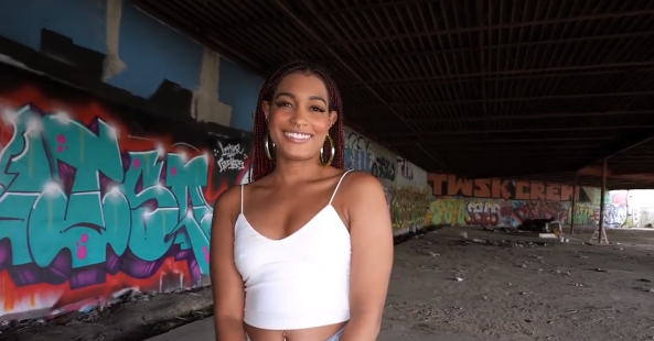 POVLife – Addis Fouche – Exotic Art Student Gets Face Painted