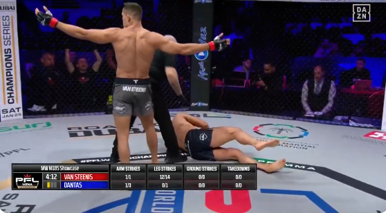 Костело ван Стенис с голям нокаут на PFL 10 в Рияд
